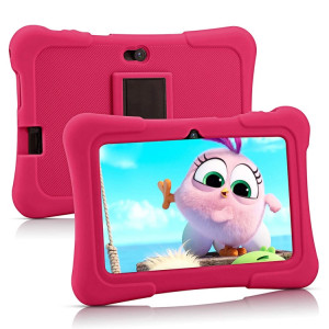 Pritom K7 Kids Education Tablet PC, 7,0 pouces, 1 Go + 16 Go, Android 10 Allwinner A50 Quad Core CPU, support 2.4G WiFi / Bluetooth / Dual Camera, version globale avec Google Play (rouge) SP870R744-20
