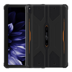  Tablette robuste HOTWAV Tab R8 IP68/IP69K, 4 Go + 128 Go, 10,1 pouces Android 14 Unisoc T606 Octa Core 4G Network, version mondiale avec Google Play, (noir + orange) SH01BC1823-20
