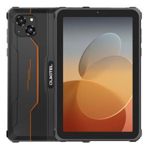  Tablette robuste OUKITEL RT3 Pro 4G Network IP68/IP69K, 4 Go + 128 Go, 8,0 pouces Android 14 MediaTek G81 Octa-Core Support Dual SIM, (Orange) SO911E1808-20