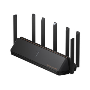 Routeur WiFi d'origine Xiaomi AX6000 6000Mbs amplificateur de signal indépendant à 6 canaux Répéteur de routeur sans fil avec 7 antennes, prise américaine (noir) SX024B1237-20