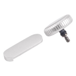 Pour Apple Watch Series 9 41 mm/45 mm GPS, ensemble d'écrous de couronne et de boutons d'alimentation (argent) SH289S48-20