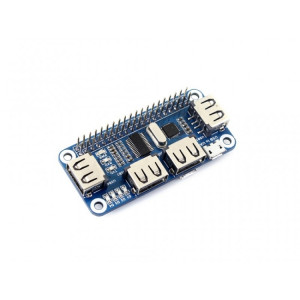 HAT HUB USB 4 ports Waveshare pour Raspberry Pi SW424581-20