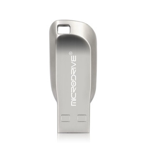 MicroDrive 16 Go USB 2.0 Creative Rotate Metal U Disk (Gris) SM499H1561-20