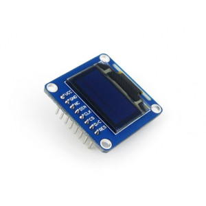 Waveshare 0,96 pouces 128 * 64 OLED (B), Interfaces SPI / I2C, tête d'épingle verticale droite SW8661649-20