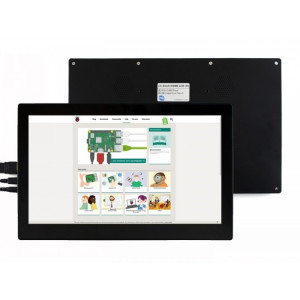 Waveshare 13,3 pouces IPS 1920x1080 écran tactile capacitif LCD avec couvercle en verre trempé, prend en charge plusieurs mini-PC, systèmes multiples SW99871625-20