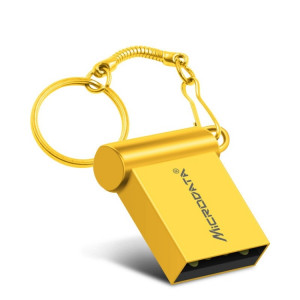 MiCRODATA 32GB USB 2.0 Computer Car Mini-Disk Mini U Disk (Gold) SM831J1121-20