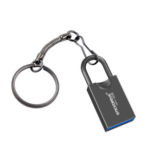 STICKDRIVE 128 Go USB 3.0 haute vitesse Creative Love Lock disque en métal U (noir) SS007B1156-20