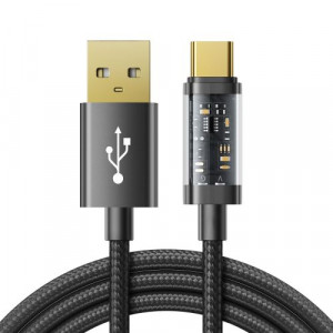 Joyroom USB Type-C Data Cable, 3A, 1.2m, Black (S-UC027A12) DO279798-20