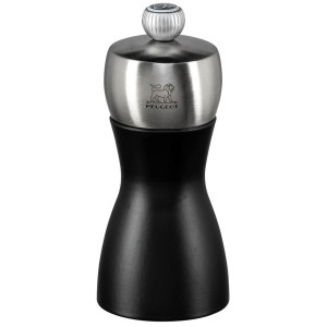 Peugeot FIDJI Moulin à sel hêtre, noir mat, 12cm 537777-20