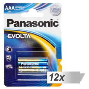 12x2 Panasonic Evolta LR 03 Micro LR03EGE/2BP 464669-20