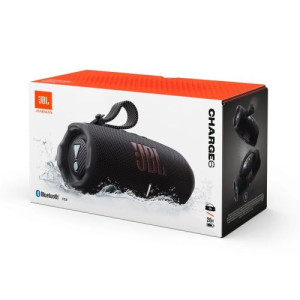 JBL Charge 6 Bluetooth Wireless Speaker Black EU DB12500333-20