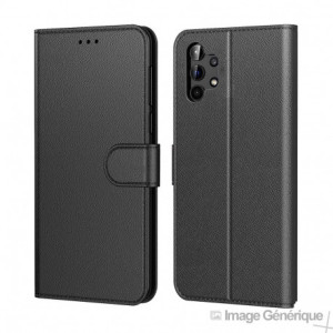 Étui à Rabat Similicuir pour Samsung Galaxy A34 5G Noir (En Vrac) 191268-20