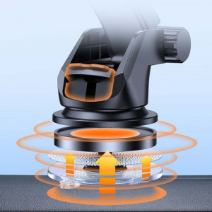Joyroom Car Mount Clamp Holder 360 Rotation (Dashboard Version) 4.7-6.7 inch, Black (JR-ZS283) DO375440-20