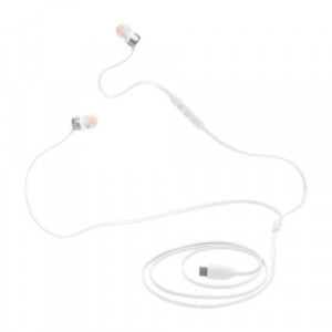 JBL Tune 310C Pure Bass In-Ear Headphones, (Type-C), White EU DB1650571-20