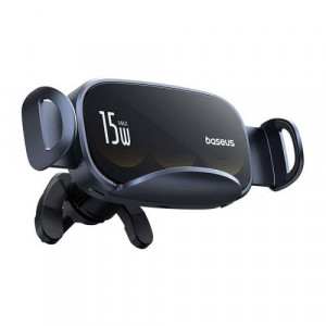 Baseus Car Charger LightChaser Series Inductive 15W holder for Air Vent, Black (BS-CM029) DA268297-20