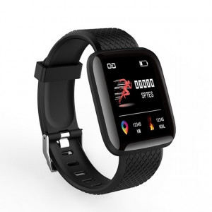 SmartWatch étanche Surveillance de la pression artérielle de la fréquence cardiaque Smart Band FitnessTracker IP67 Noir C44891514-20
