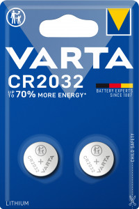 1x2 Varta electronic CR 2032 601104-20