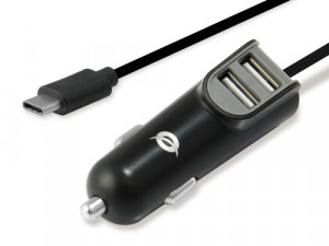 Conceptronic CARDEN05B Chargeur voiture USB 15,5W, 2-port 883535-20