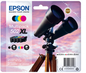 Epson Multipack BK/C/M/Y 502 XL T 02W6 369301-20