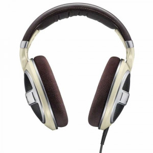 Sennheiser HD 599 Over-Ear Headphones with Detachable Cables, Ivory/ Brown EU DE11200821-20