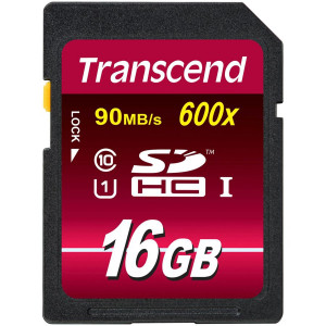 Transcend SDHC 16GB Class10 UHS-I 600x Ultimate 569926-20