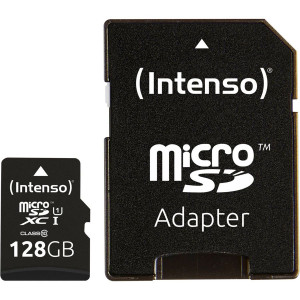 Intenso microSDXC Cartes 128GB Class 10 UHS-I Premium 237603-20