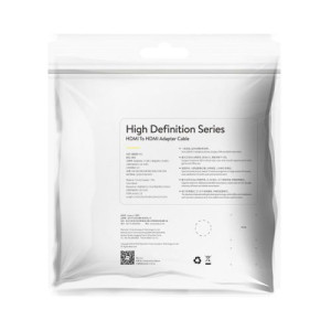 Baseus Video Cable High Definition Series HDMI To HDMI 2.0, 4K 30Hz, 18Gb/s, 5m, Black (CAKGQ-D01) DA539224-20