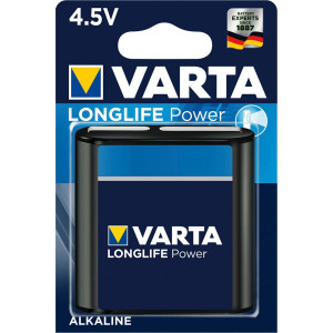 10x1 Varta Longlife Power 3LR12 Bloc 4,5V 494424-20