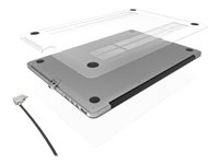Compulocks MacBook Lockable Case Bundle With T-Bar Cable Lock and MacBook Pro 13 pouces Security Case / Cover Clear Security cable lock clear 1.83 m for Apple MacBook Pro with Retina display (13.3 in) XO2324105N1785-20