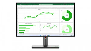 LENOVO ThinkVision P27q-30 27''QHD IPS Monitor Black (2560x1440)/HA/TI/SW/DP/HDMI/USB XH2388074N2640-20