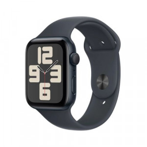 Apple Watch SE (2024) GPS 44mm Midnight Alu Case, Midnight Sport Strap M/L EU MXEK3 DP20400744-20