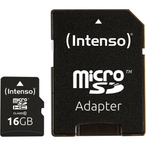 Intenso microSDHC 16GB C10 avec adapt. 405939-20