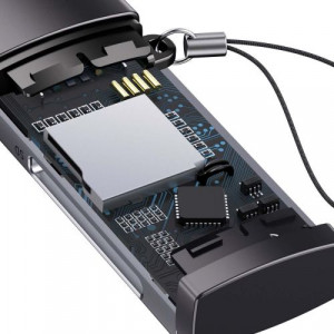 Baseus Card Reader Lite Series SD / TF to USB-A, Gray (WKQX060013) DA660409-20
