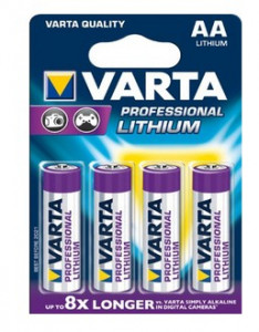 1x4 Varta Ultra Lithium Mignon AA LR 6 502222-20