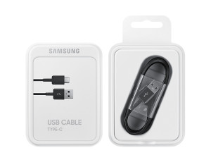 Samsung EP-DG930IBEG Câble USB Type-C 1.5m, Recharge rapide Noir (Emballage Original) 938141-20
