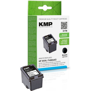 KMP H178 noir compatible av. HP T6N04AE 303 XL 458572-20