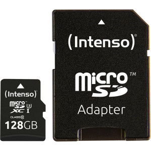 Intenso microSDXC 128GB C10 UHS-I Professional + adapt. 555074-20