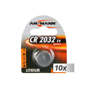 10x1 Ansmann CR 2032 302787-20