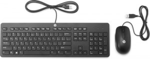 HP Slim Wired USB DesktopSet Keyboard+Mouse Finnish (W1) XL2325610W1527-20