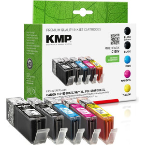 KMP C100V Multipack compatible avec Canon PGI-550/CLI-551 XL 179041-20