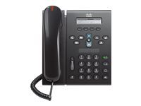 Cisco Unified IP Phone 6921 Standard VoIP phone SCCP, SIP, SRTP 2 lines charcoal XI2165308AS39-20