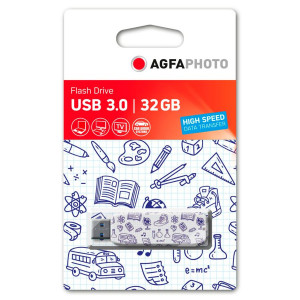 AgfaPhoto USB 3.0 32GB Motif école 801964-20