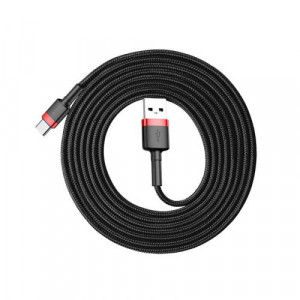 Baseus Type-C Cafule cable 2A 2m Red + Black (CATKLF-C91) DA233739-20
