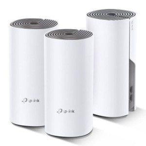 TP-Link Wi-Fi Router Deco E4 AC1200 (3pcs), Mesh System, 1200Mbps, LAN/WAN, 802.11ac, White EU DP6800785-20