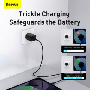 Baseus Travel Charger Super Si 1C Quick Charger PD 30W EU Black (CCSUP-J01) DA899993-20