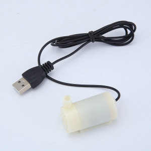 Câble USB 1M DC Mute 3V5V6V Mini pompe à eau submersible horizontale blanc C0O9Z311492-20