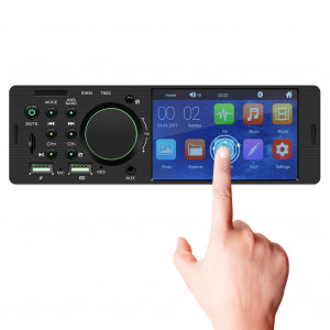 Universel 4 pouces autoradio HD MP5 lecteur double USB télescopique Audio lecteur multimédia Image de stationnement inversée sans caméra C03OHX9047-20