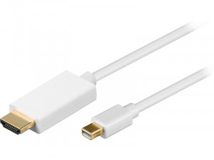Câble Mini DisplayPort 1.2 (mâle) vers HDMI 2.0 (mâle) 4K à 60 Hz 2 mètres ADPMWY0164-20