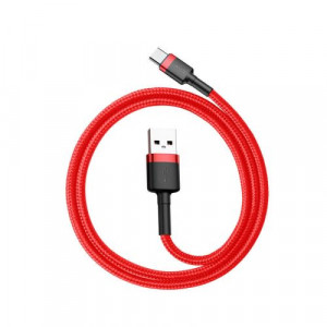 Baseus Type-C Cafule Cable 3A 0.5m Red + Red (CATKLF-A09) DA17029-20