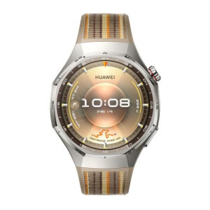 Huawei Watch GT 6 Pro 46mm with Woven Strap Silver Brown EU DU23200397-20